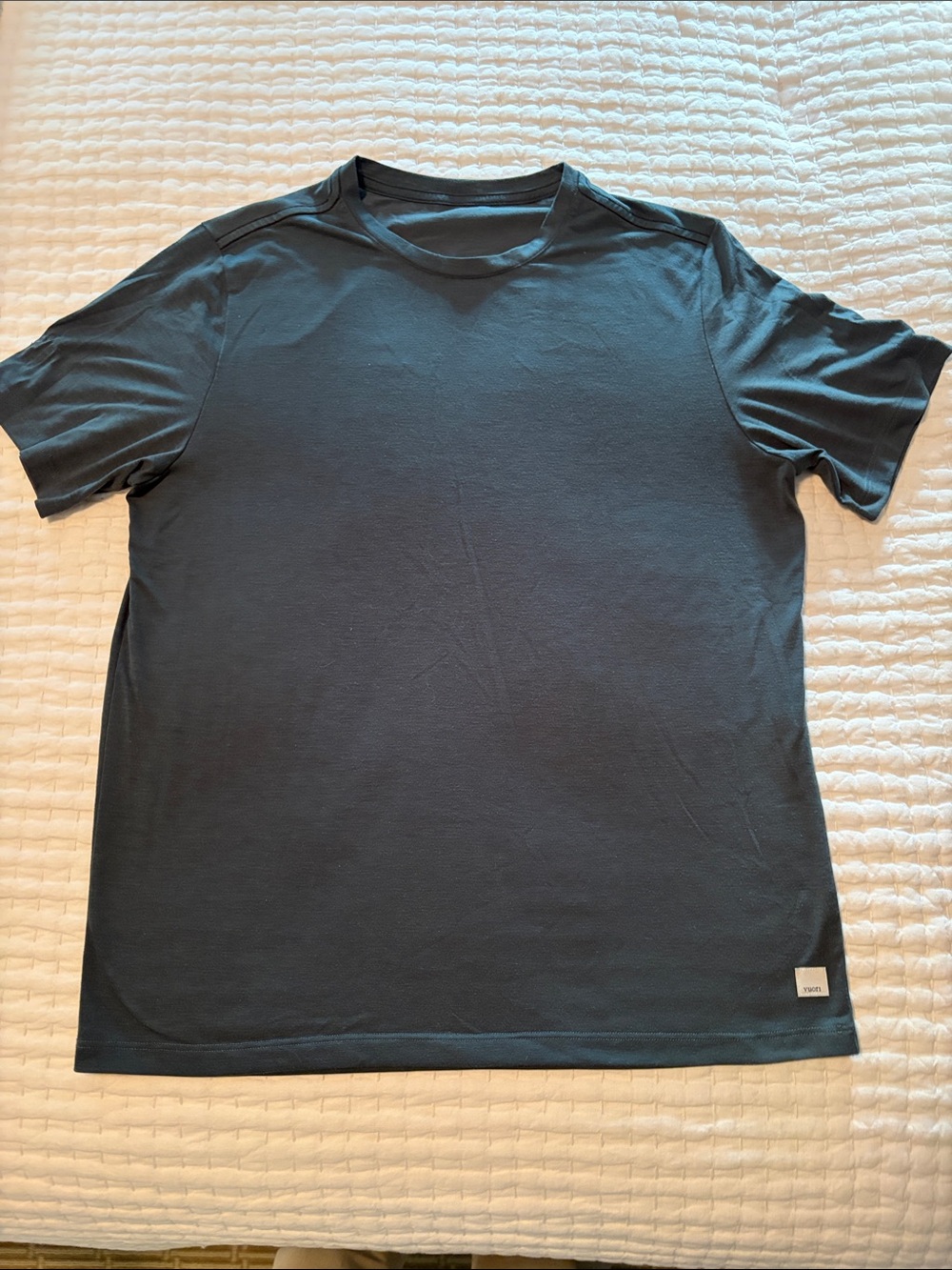 Vuori Crew Neck Short Sleeve Shirt - Grey